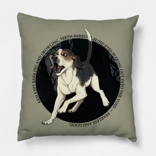 Barking Into The Void Pillow