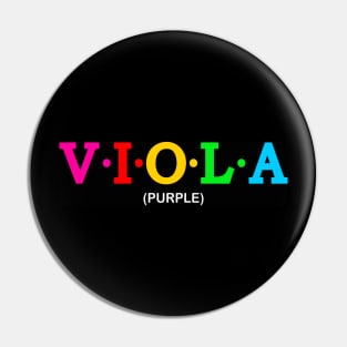 Viola - Purple Pin