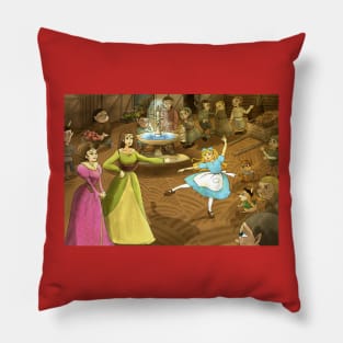 Tammy in the Town Square Pillow