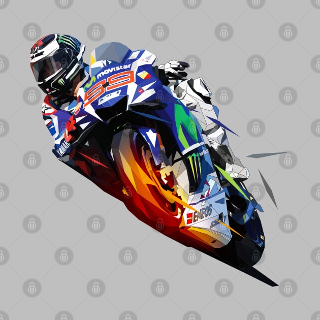 Jorge Lorenzo low poly by pxl_g