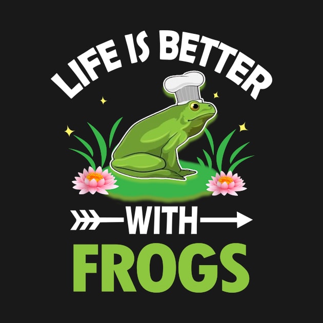 LIFE IS BETTER WITH FROGS by MugGiftManager