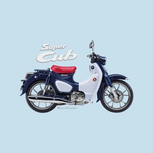 Honda Super Cub C125 19 blue, s T-Shirt