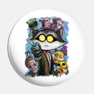 Dr. Who theme - RaccoonMadness.com Board Game Pin