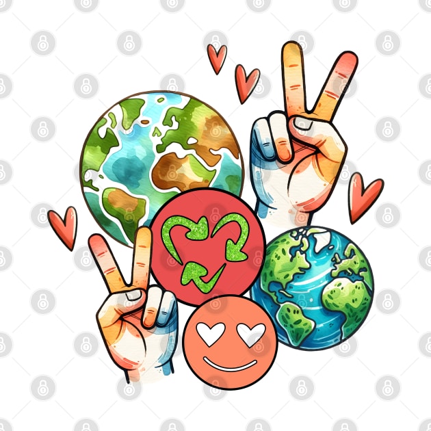 Peace Love Earth by MZeeDesigns