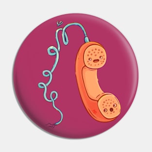 Aloo Vintage phone Pin