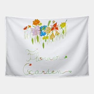 Flower garden Tapestry