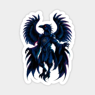 Black raven Magnet