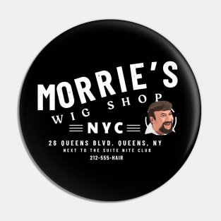 Morrie's Wig Shop NYC - vintage logo Pin