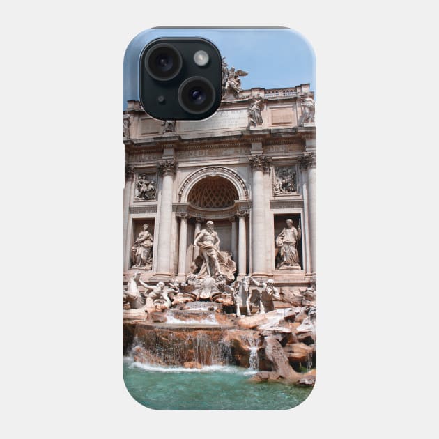 Trevi Fountain Rome Italy Phone Case by jwwallace