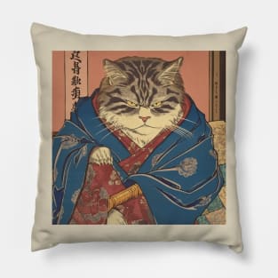 Edo cat Pillow