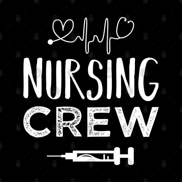 Nursing Crew Funny RN Nurse Gift for Women by qwertydesigns