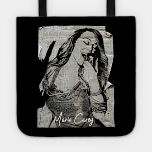 Mariah Carey Christmas Vintage Old Poster Tote