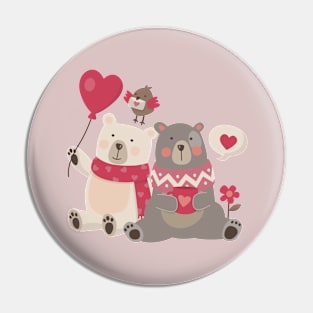 Woodland Valentine Pin