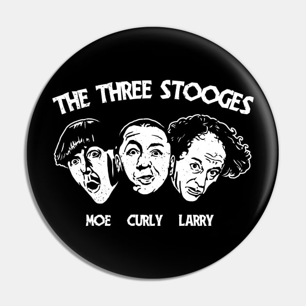 Vintage Three Comedy Movie 50s Fans Gifts Pin by EulaWaltersPainting