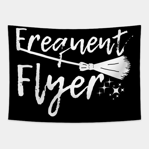 Frequent flyer Halloween Costume Tapestry by FanaticTee