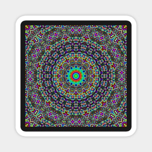 Psychedelic Trippy Acid LSD Art Magnet