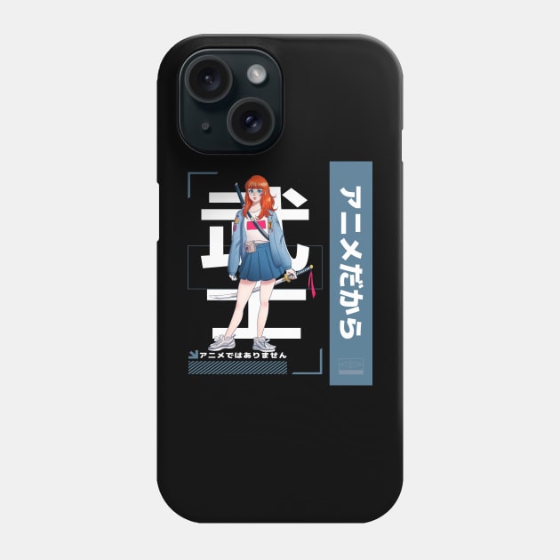 It's Not Cartoons It's Anime Lover Anime Girl Gift Phone Case by jodotodesign