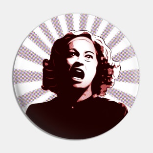 Mommie Dearest - No Wire Hangers, Ever - Pop Art Pin