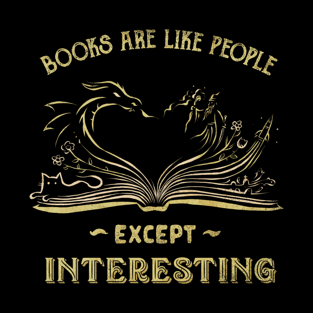 Books Are Interesting by kg07_shirts