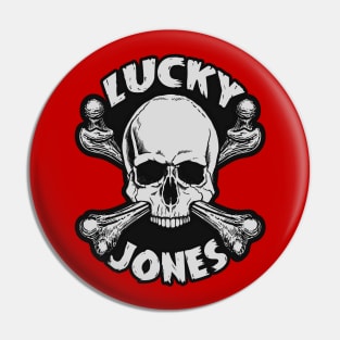 Lucky Jones Skull for Light Colored Shirts Pin