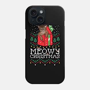 Meowy Christmas Phone Case