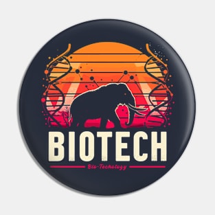 Biotech Bio Technology DNA Mammoth Science Crispr Gene Edit Pin