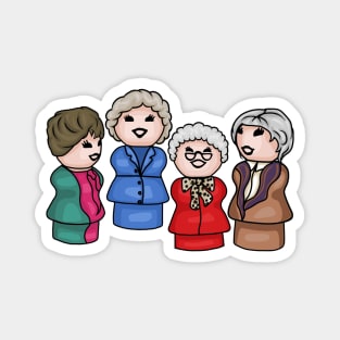 The Little Golden Girls Magnet