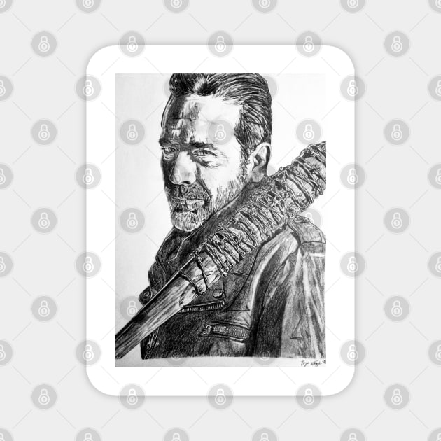 Negan Magnet by BryanWhipple