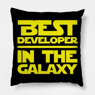 Best Developer In The Galaxy Pillow