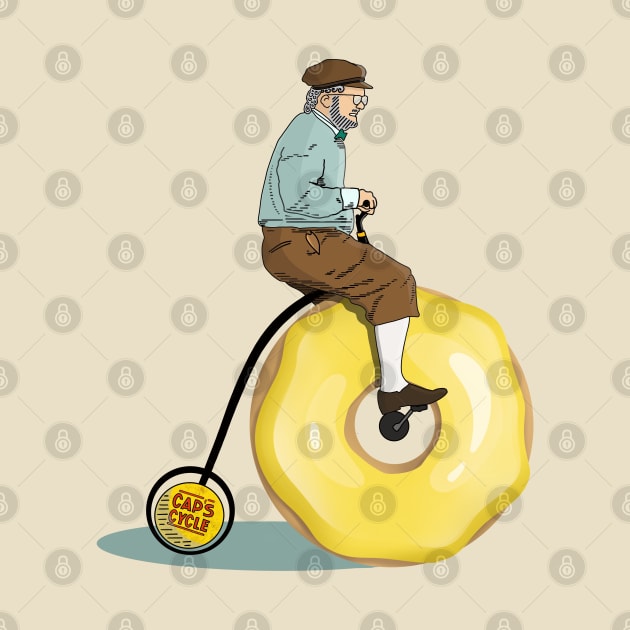 High wheeler Donut bike by Crooked Skull