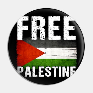 Free Palestine Flag Pin