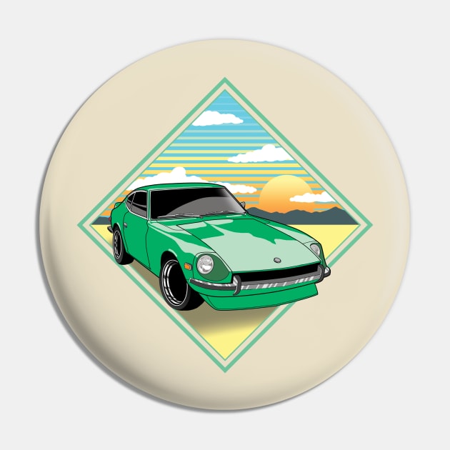 Retro Nissan Datsun S30 240Z Pin by thesupragoddess