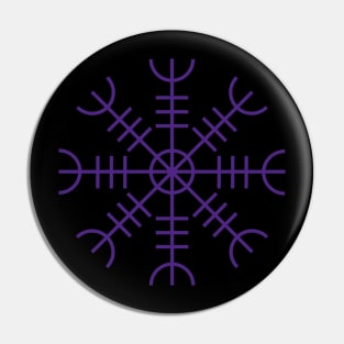 Helm of Awe Purple Pin