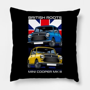 Classic Cooper British Car Pillow