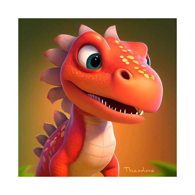 Baby Dinosaur Dino Bambino - Theodore by KOTOdesign