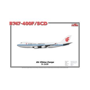 Boeing B747-400F/SCD - Air China Cargo (Art Print) T-Shirt