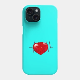 Teddy Bear Heartbeat II Phone Case