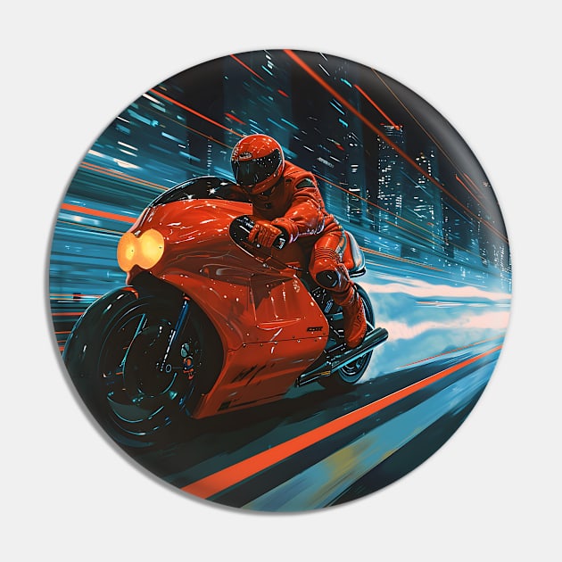 Akira Unleashed: Cyberpunk Masterpiece, Psychic Power Saga, and Fan Art Fusion Pin by insaneLEDP