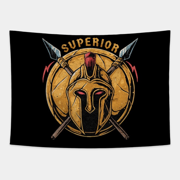 spartans superior Tapestry by yellowed