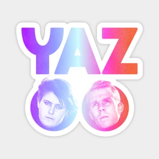 Yazoo / 80s Fade Colorway Synth Pop Fan Art Magnet