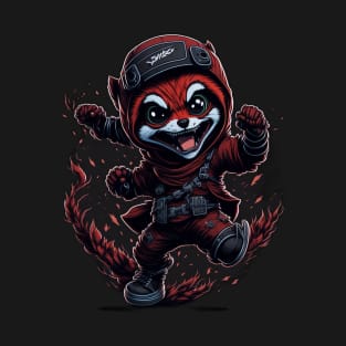 Red Panda Ninja_017 T-Shirt