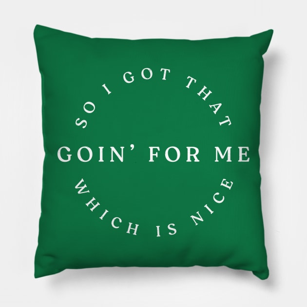 So I got that goin' for me, which is nice Pillow by BodinStreet