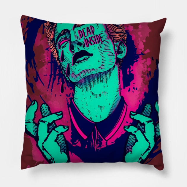 Dead inside Pillow by AmurArt