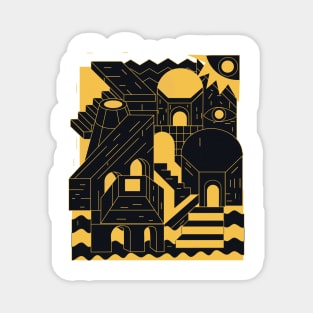 Golden City Magnet