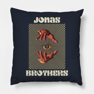 Hand Eyes Jonas Brothers Pillow