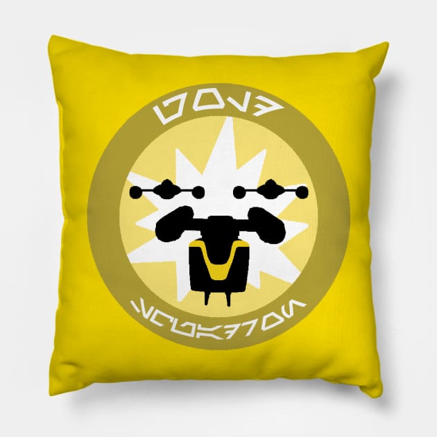 Gold Squadron - Insignia Series Pillow by cobra312004