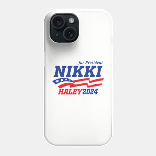 For President Nikki Haley 2024 Phone Case