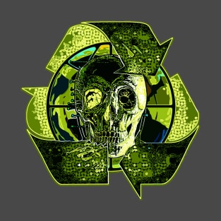 Recycle or Die Skull T-Shirt