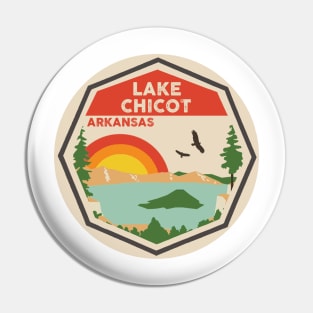 Lake Chicot Arkansas Colorful Scene Pin