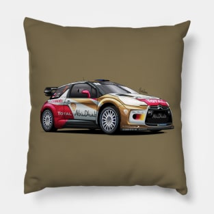 Citroen DS3 WRC - Sebastien Loeb Pillow